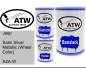 Preview: Jeep, Satin Silver Metallic (Wheel Color), XZA-W: 500ml Lackdose + 500ml Klarlack + 250ml Härter - Set, von ATW Autoteile West.